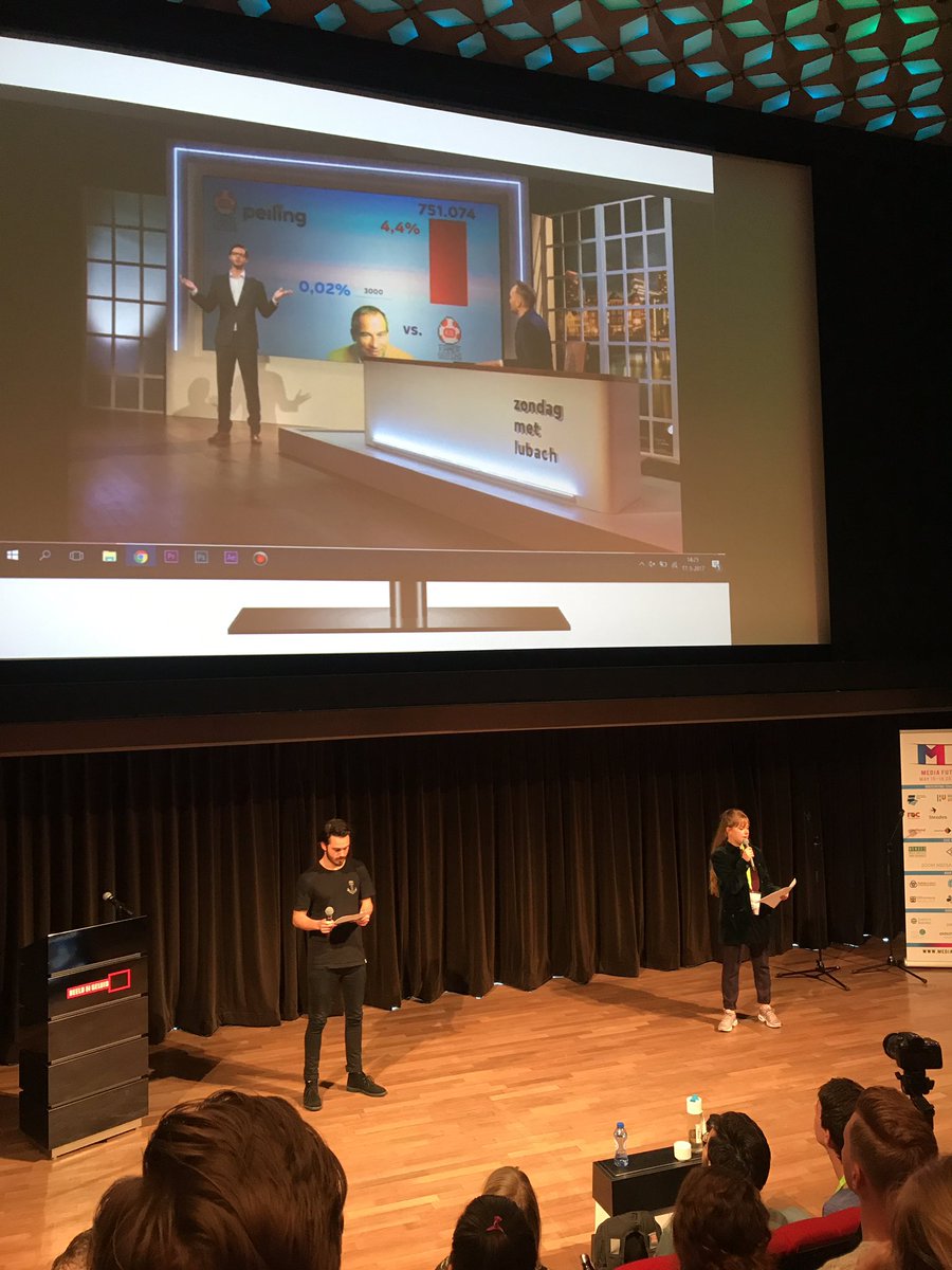Final presentation #Team3 how can they make people go to the VPRO websites. Take watching tv to a new level #mfw17