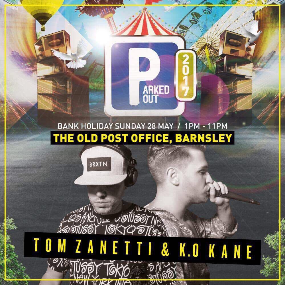 TomZanettiTZ's tweet photo. Can't wait for PARKED OUT festival next Sunday in Barnsley! The official start to summer 😎 Tickets https://t.co/d1ZWa2upUA 🎪 https://t.co/3d4XATe71a