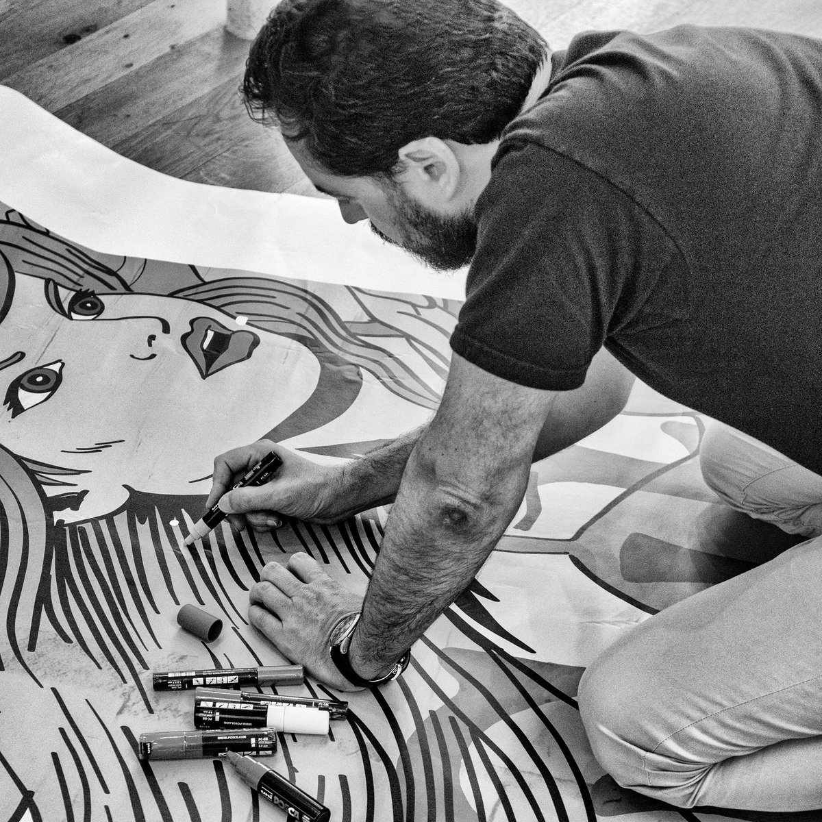 williamlafarge's tweet photo. Final work on #streetart #walldesign #creation #agencepueblo #pepperico #restaurant #Paris @Gjjablonski https://t.co/JhfAluaAAB