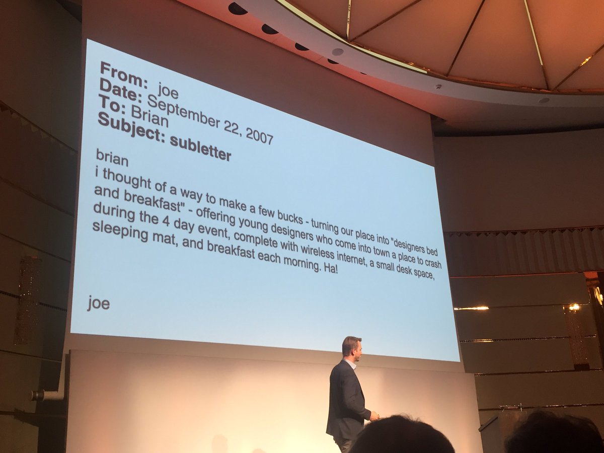 Ottbern's tweet photo. Starke Marken haben auch einen Gründungsmythos #airbnb #transformamus https://t.co/XVau6N0BHi