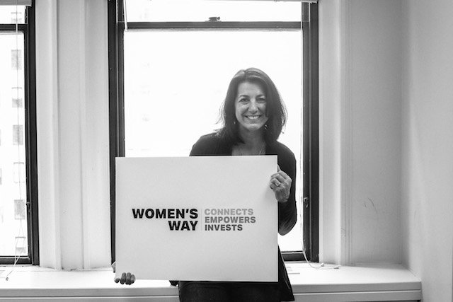 DCornmanlevy's tweet photo. I recently sat down with @UrbanOutfitters to discuss @WomensWay's 40 year history, our new pin &amp; #WaysForAction https://t.co/eYxQPopOa4 https://t.co/CQySjLYRn8