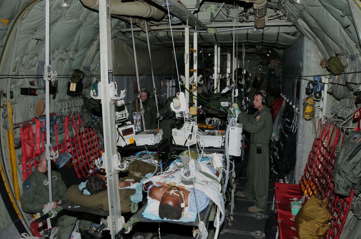 #ThrowbackThursday 

May 2010 - Haiti earthquake- 45th AES provided humanitarian medical care and evacuation.
