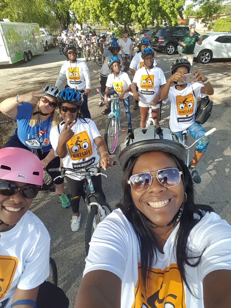Bike Safe Event at North Dade Middle School:  Riding to success <a href="/MDCPSNorth/">M-DCPS North Region</a> @NROSup