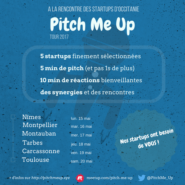 MeetupFR's tweet photo. 5 mins de pitch + 10 mins de feedback pour les entrepreneurs d'#Occitanie > bravo @Maxime_Pawlak @PitchMe_Up https://t.co/m8pCbgIqy0 https://t.co/jNJoUMmRLj