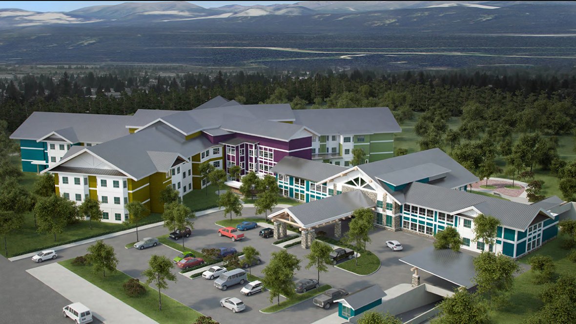 RoofingCABC's tweet photo. Project Focus: Whistle Bend Continuing Care Facility, Yukon. Roofer: @metroroofing91 Contractor: @PCLconstruction Guarantee: RoofStar #RCABC https://t.co/bMTDMEnyV8