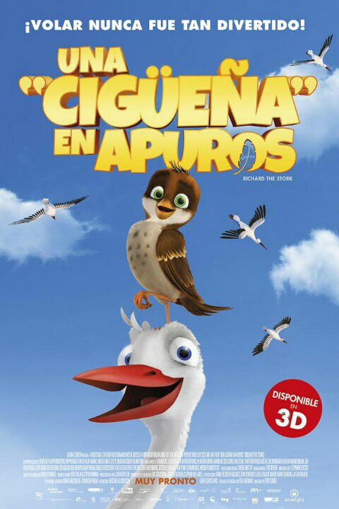 EnCines_SV's tweet photo. #JuevesDeEstrenos familiar #EnCines #ElSalvador...
De @corazonfilms
#UnaCigüeñaEnApuros (#RichardTheStork, 2016)
Dirigida por #TobyGenkel https://t.co/EEKR2nvgE4