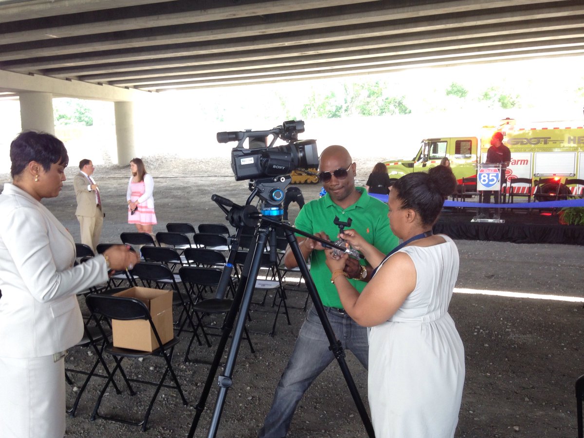 GADeptofTrans's tweet photo. Out at the site and finishing the final touches for our event today #I85rebuild... Be sure to watch our main FB feed for the live event. https://t.co/5vE4YuN9Ef