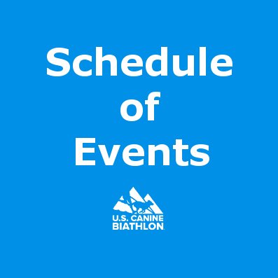 AMK9's tweet photo. 2017 U.S. Canine Biathlon® Weekend Schedule of Events Posted: https://t.co/sxId8HhiOd https://t.co/MpMcv9s6KV