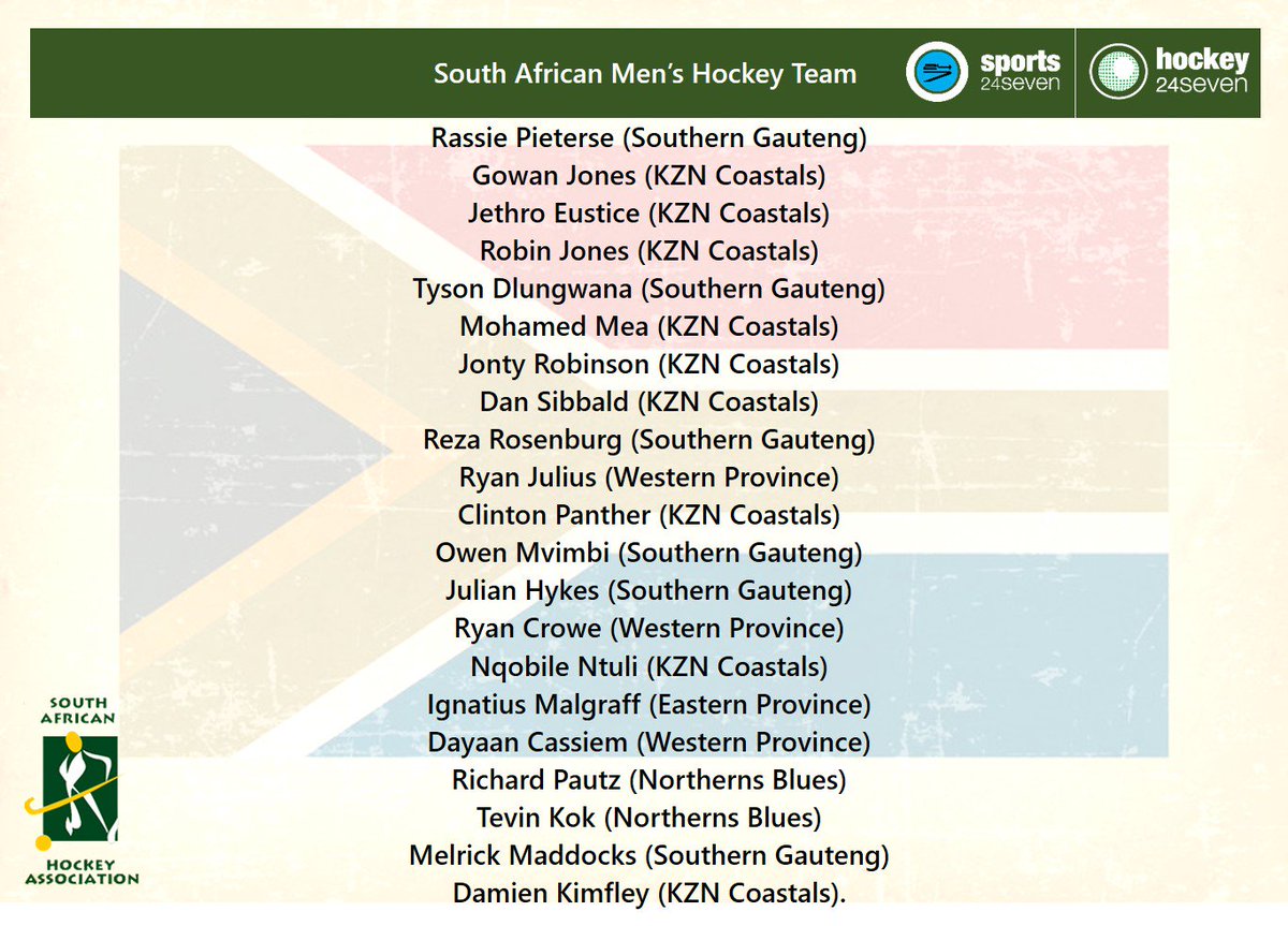 Check out the <a href="/SA_Hockey/">SA Hockey</a> squads announced today sports24seven.co.za/the-sa-hockey-… #FIH #HockeyRevolution