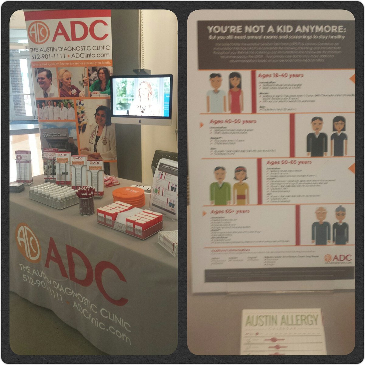 ADCHealth's tweet photo. Wishing our friends @GSDM a #healthy Thursday. Stop by your #wellness fair today  and say hello. #adchealth #ATXdoctors https://t.co/g4oPPnYuYp