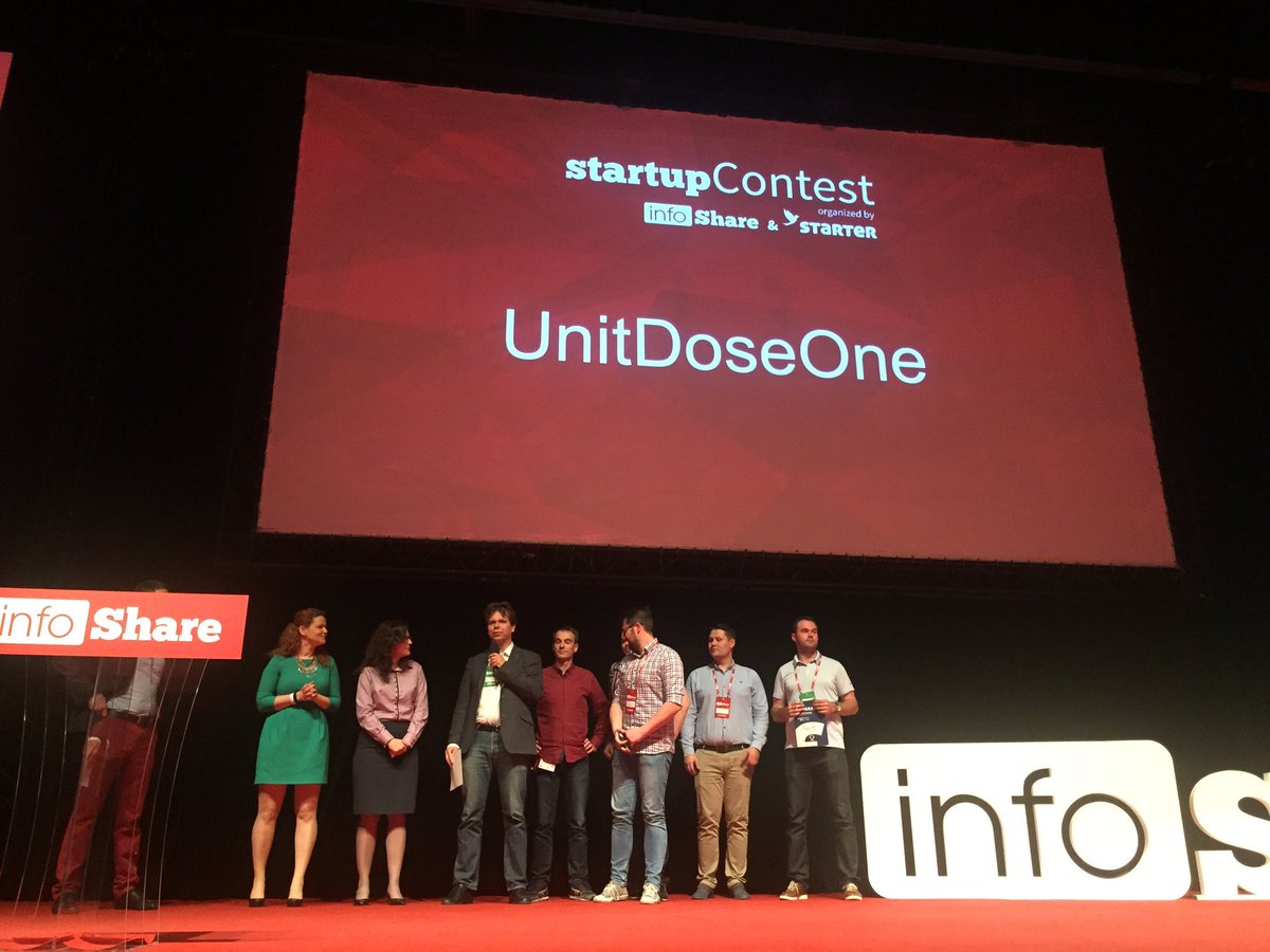 InkubatorStart's tweet photo. #UnitDoseOne made a huge impression! They are second! Congratulations from us!
#infoshare https://t.co/GL5ZBFvKsr