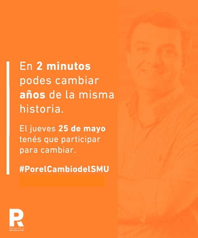 RodrigoPerna3's tweet image. Te esperamos el Jueves para HACER y CAMBIAR la historia del SMU. #naranjaxelcambio