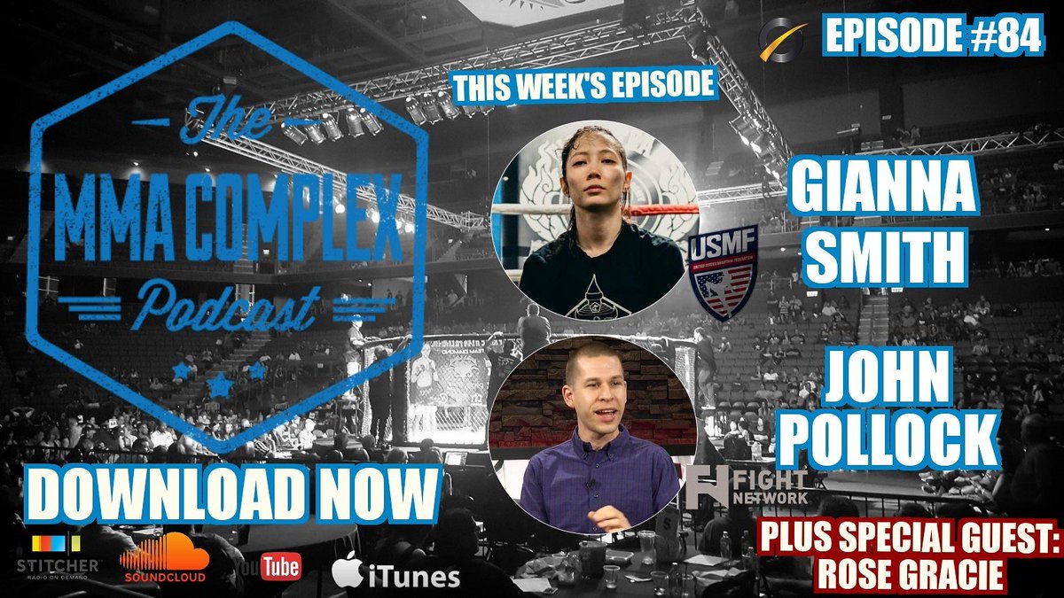 New Episode #84 w/Gianna Smith #USMF & @iamjohnpollock #fightnetwork plus special guest @RoseGracie Listen: itunes.apple.com/us/podcast/the… #MMA