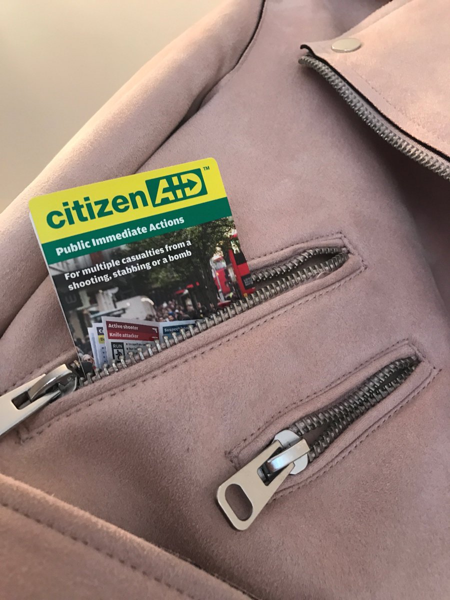 For the price of a cup of coffee, buy the citizenAID pocket guide today. #bepreparednotscared
spservices.co.uk/item/citizenAI…