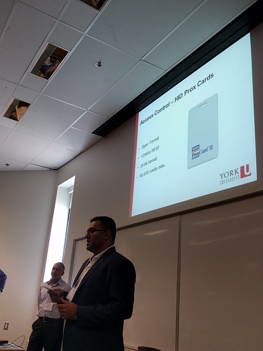 YorkUITConf's tweet photo. Don't loose your YUcard @gautam_j @yorkuniversity #YorkITDay https://t.co/b6lfeEEjqQ
