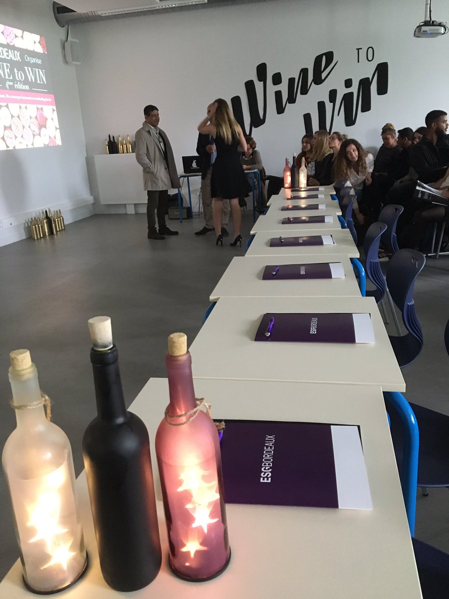 MamArchange's tweet photo. On encourage les 8 projets #ESG bordeaux #winetowin challenge étudiants ! Top ! https://t.co/zlB7AWIfPF