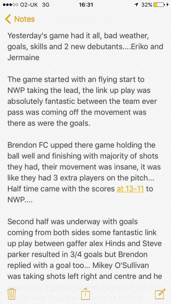 WearsNeville's tweet photo. Full match report from yesterday's clash between Brandon FC and Neville Wears Prada @pfluton #matchreport #neville #football #adidas #news https://t.co/SbzFxHsPNM