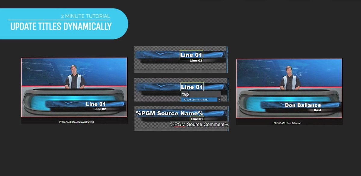 ChuckBakerNT's tweet image. #NewTekTraining: You can ensure you bring up the correct title every time: tips.newtek.com/2-minute-tutor… #2MinuteTutorials