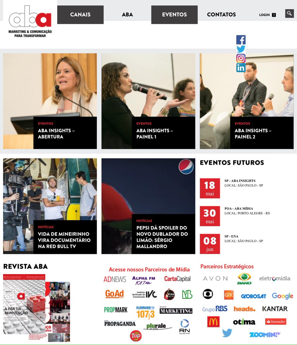 abatransformar's tweet image. Acessem nosso site (aba.com.br) para conferir matérias dos debates do #ABAInsights