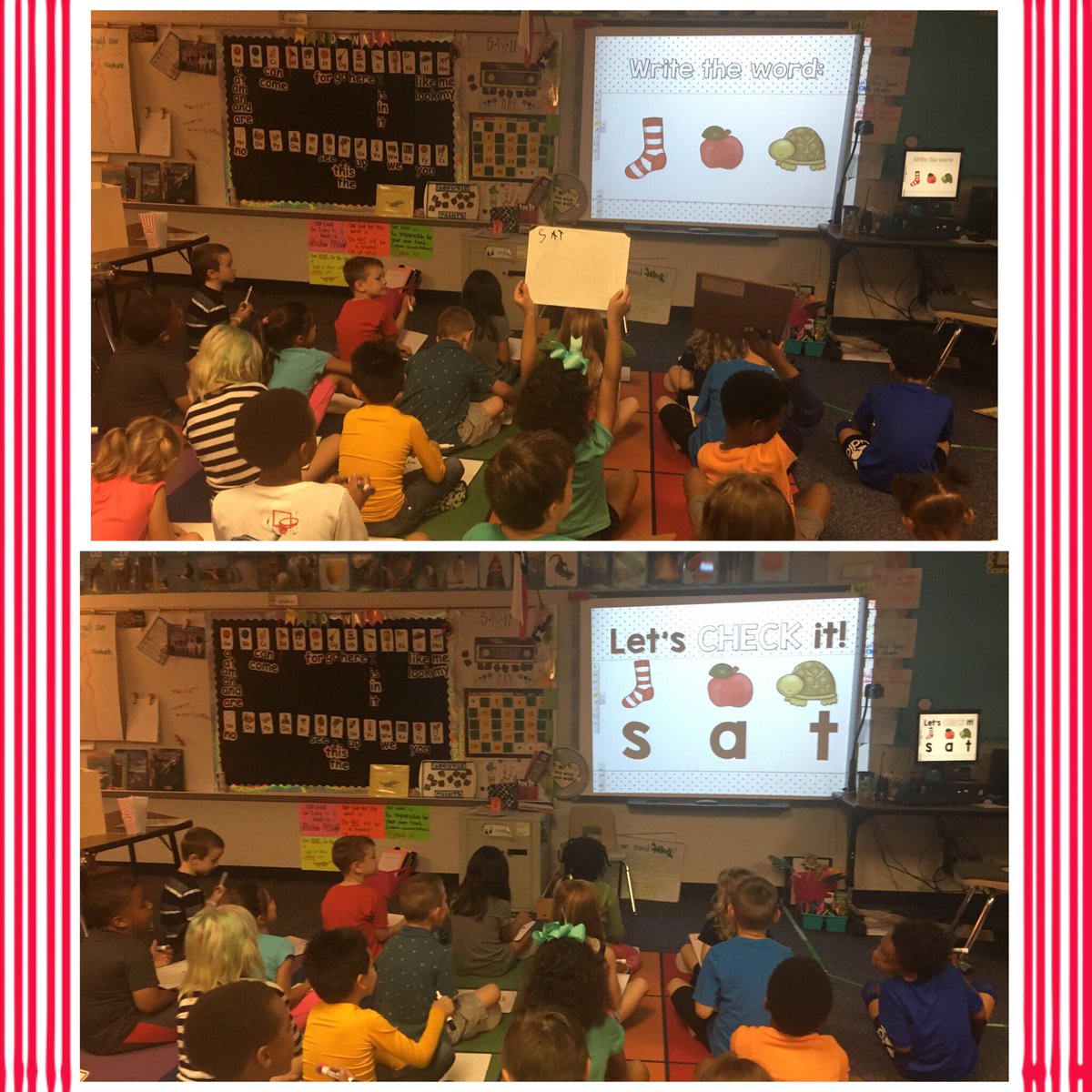 msbrandeemurphy's tweet photo. We partnered with Mrs. Gray's class! Double the fun! ✏️❤️@BoydBlackhawks @mrsgrayboyd https://t.co/oNbxIbvTJM