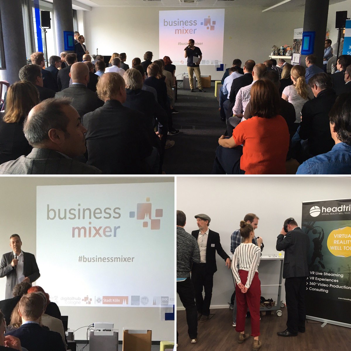 Wir sind beim #BusinessMixer der @DigiHubCologne mit #edfvr1 und freuen uns auf die spannenden &amp; interessanten #Vorträge.
#eitelsonnensystem