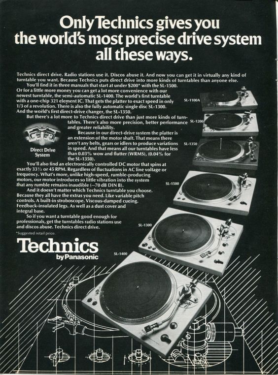 TheVinylFactory's tweet photo. Vintage Technics advertising never gets old... https://t.co/G4XOuFlhiA