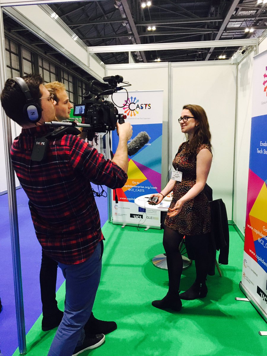 Promoting #CASTS at #TheBusinessShow #ERDF #LondonTech #SupportingScaleups