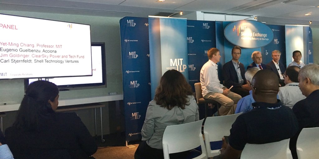 24M_Tech's tweet image. A great morning at #MITSTEX where #24M co-founder Dr. Yet-Ming Chiang joined the lightning panel for a discussion on the future of #energy.