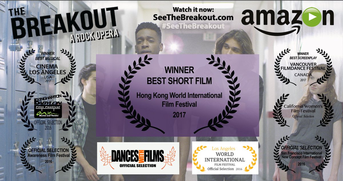 #TheBreakout won the Best Short award at the Hong Kong National Film Festival! And we're running out of space for laurels :) #seethebreakout