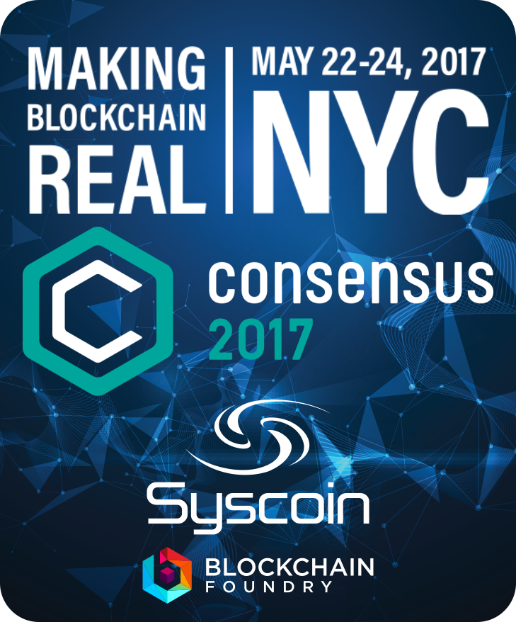 syscoin's tweet photo. #Consensus2017, #Security Audits &amp; More Options for China's @syscoin Community. https://t.co/9MDa7LhclF #fintech $SYS #Bitcoin #RT #Syscoin https://t.co/0ZNhrwZDcd
