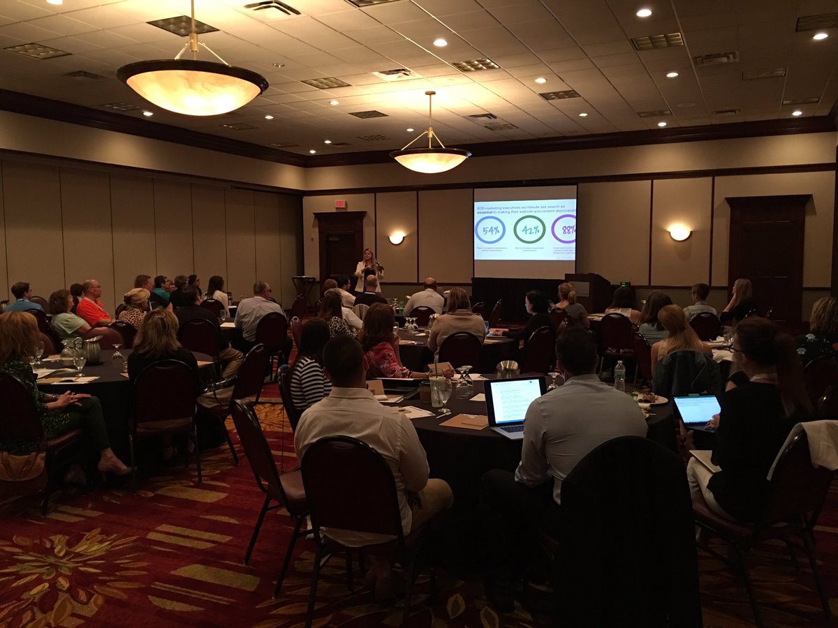 kshennessy's tweet photo. TopSpot's Pittsburgh B2B Google seminar is underway.  Packed Room! #topspotb2b https://t.co/mu0GkzloaN