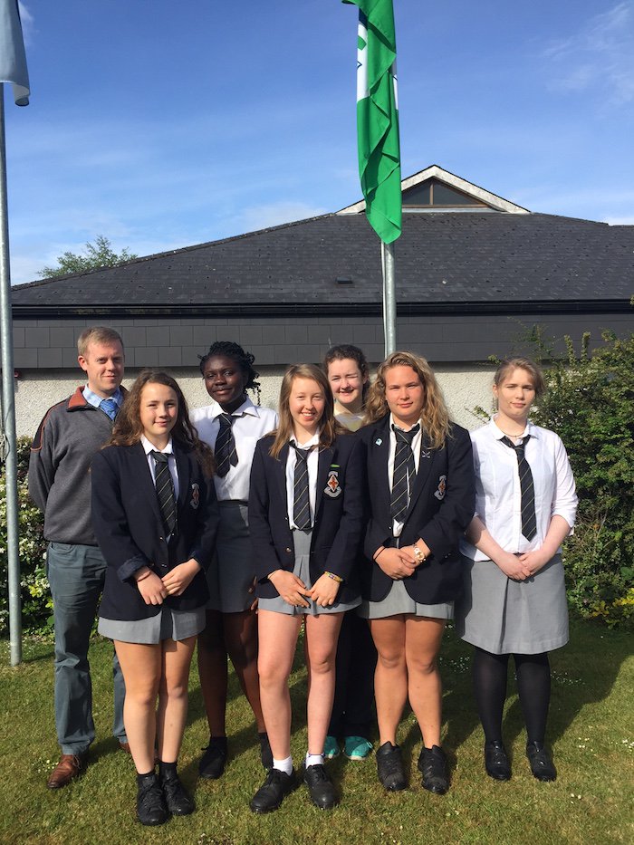 linehanbm's tweet photo. Well done to our Green Schools Committee who raised the green flag after assembly today (more pics on website) https://t.co/AREk5CtFc6