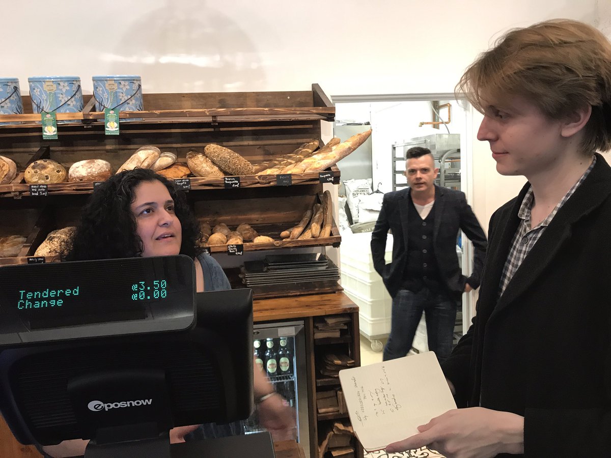 joymorrissey's tweet photo. With @EalingTimes visiting scrumptious local #LittleCake cafe on 5-6 Hanger Green, W5 3EL All organic w/ great #vegan options as well https://t.co/c7jXwRK5si