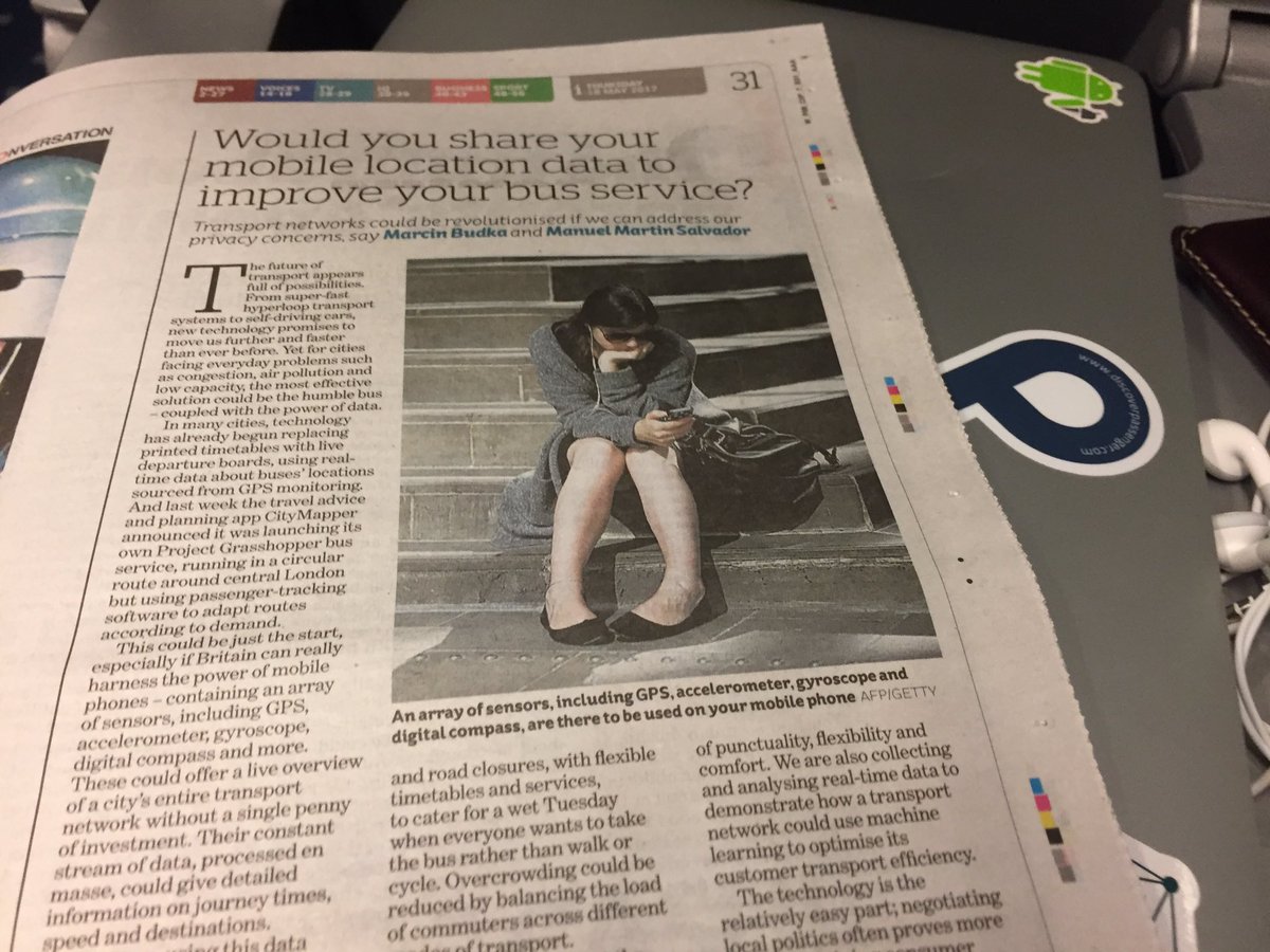 Passenger tweet media