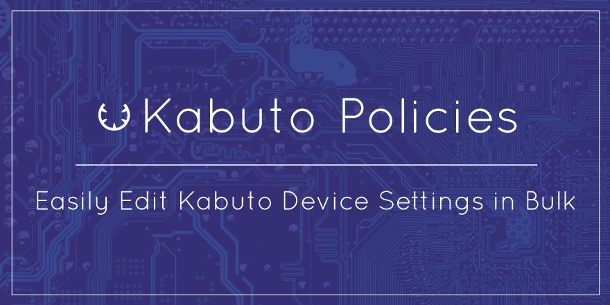 RepairTechInc's tweet image. New Feature! Policies for Kabuto. Policies are templates for configuring device settings in bulk. Learn more: repairtechsolutions.com/blog/kabuto-po…
