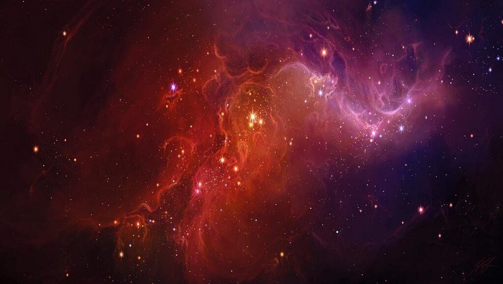 maximaxoo's tweet photo. #Space #Art: enchanting #nebula, "Amongst the Creation" by @Its_Tyler_Young
https://t.co/ENI7r1H14p via @deviantART https://t.co/COeRv8r5ut