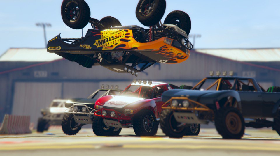 STRRCrew's tweet photo. STRR Stadium Super Trucks!
A great way to end the STRR Race Series Season.
#STRRCrew #GTAOnline #GTAPhotographers https://t.co/2UQrsHz6Mx