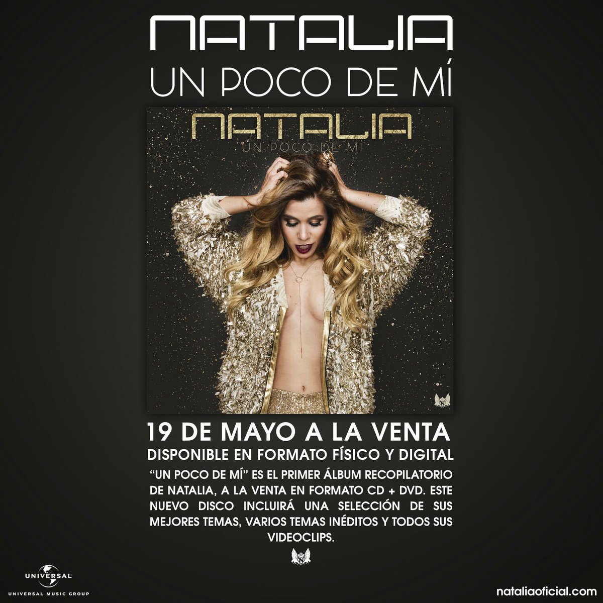 🆕 <a href="/NataliaOficial_/">NATALIA</a>  Ya ha comenzado su promoción para este nuevo álbum #UnPocoDeMí aquí os dejamos las siguientes citas! (📷 <a href="/Diego7blade/">DB</a> )