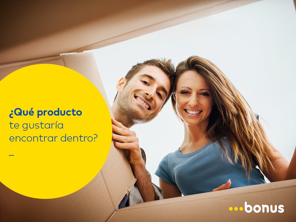 Con tu nueva Bonus, canjea tus productos sin salir de casa. Ingresa a la App Bonus o a nuestra página web y prueba nuestro Delivery Bonus.