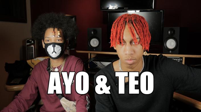 vladtv's tweet photo. Exclusive! Ayo &amp; Teo on Getting Deal After "Rolex" Success, Meaning Behind Their Masks (@shmateo_ @OgLeloo) https://t.co/ucl2AmNQpS https://t.co/Ie4YqOQJJX