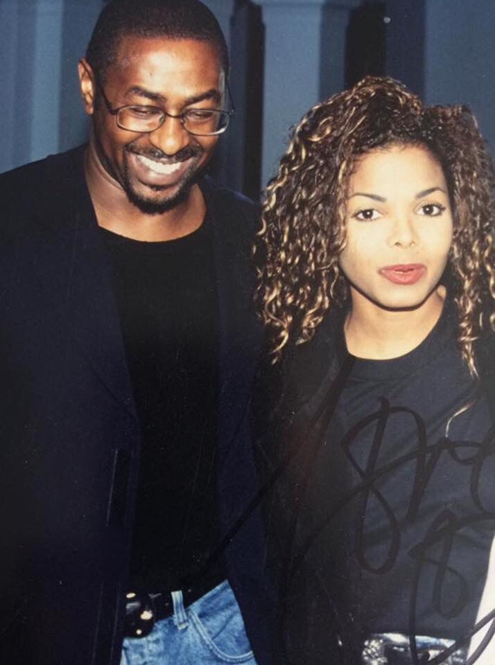 Happy belated Birthday, Janet Jackson! Steve and Janet from 1995 Oslo Norway tour! 