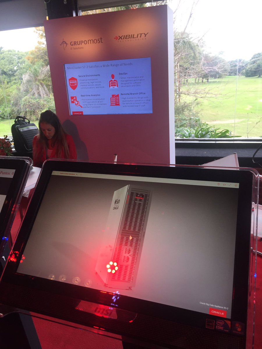 Preteco's tweet photo. No te pierdas la oportunidad de conocer la Tecnología de @Oracle Systems en los stands de @GrupoMOST @vault_ar #Xibility #ElevenIT https://t.co/drzwDya7Tx