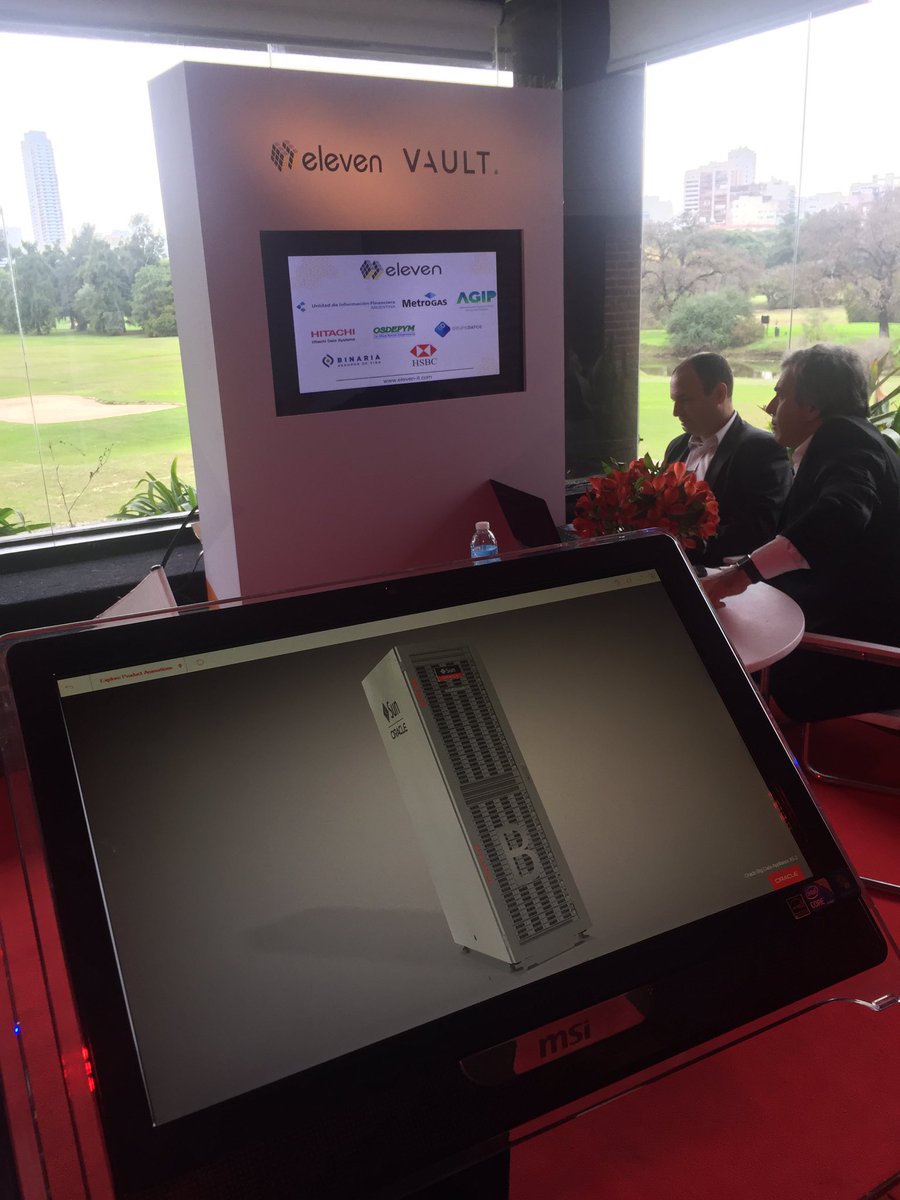 Preteco's tweet photo. No te pierdas la oportunidad de conocer la Tecnología de @Oracle Systems en los stands de @GrupoMOST @vault_ar #Xibility #ElevenIT https://t.co/drzwDya7Tx