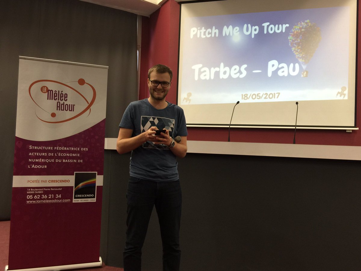 FBenaut's tweet photo. #Tarbes #pitch @PitchMe_Up @LaMeleeAdour @c_blazquez @CrescendoTarbes @jeanpascalt @carolemaurage @iDeaTrans @MyNeedMySolutio @didierpawlak https://t.co/jO5aI3PyvB