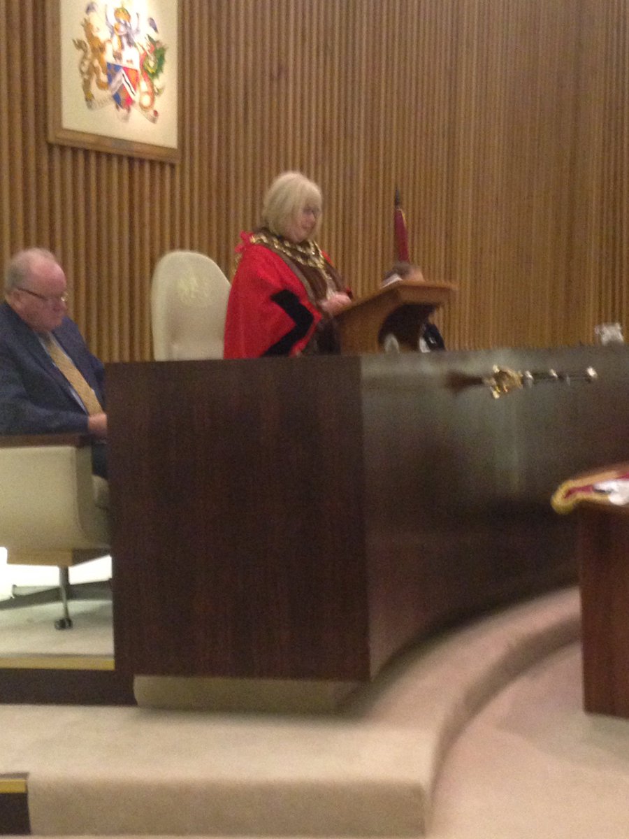 BillDixonDton's tweet photo. Proud of Darlington's new Mayor, Jan Taylor.  Darlo born &amp; knows the Borough so well. @JennyChapman @WhatsOnDarlo @darlingtonaib https://t.co/lY1q7Xaai8