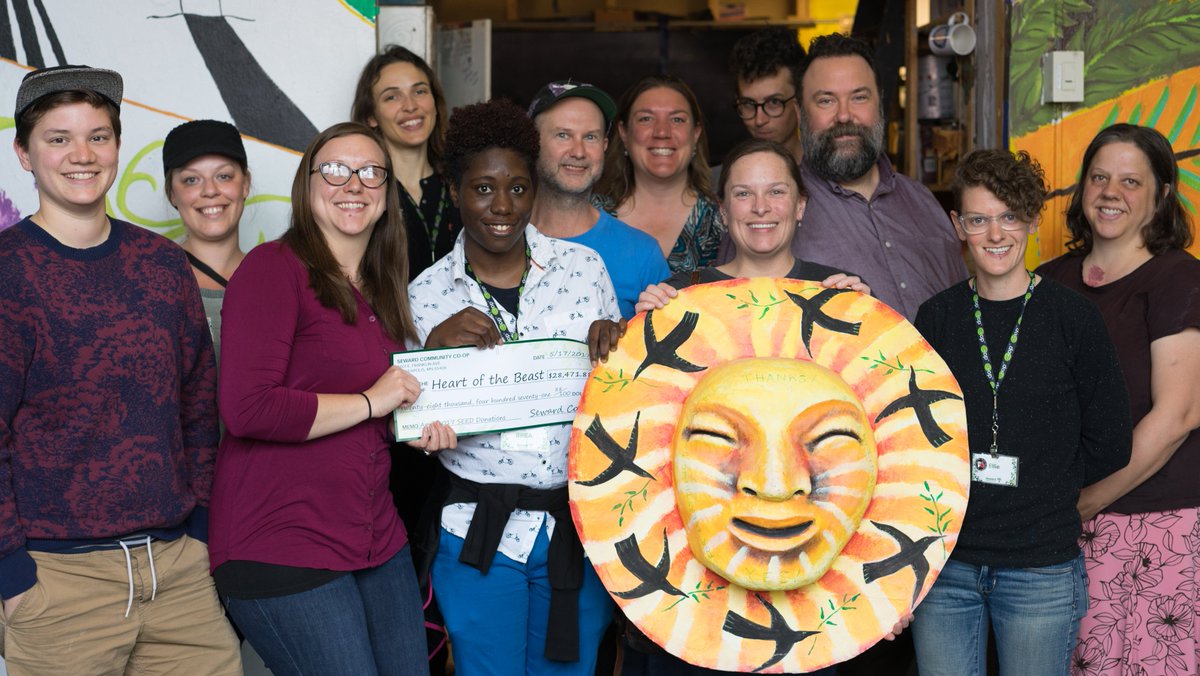 HOBT's tweet image. Many thanks to the @sewardcoop owners and staff who helped raise $28,471 for #MPLSmayday!

#HOBT #philanthropy @coopcreamery #SEED