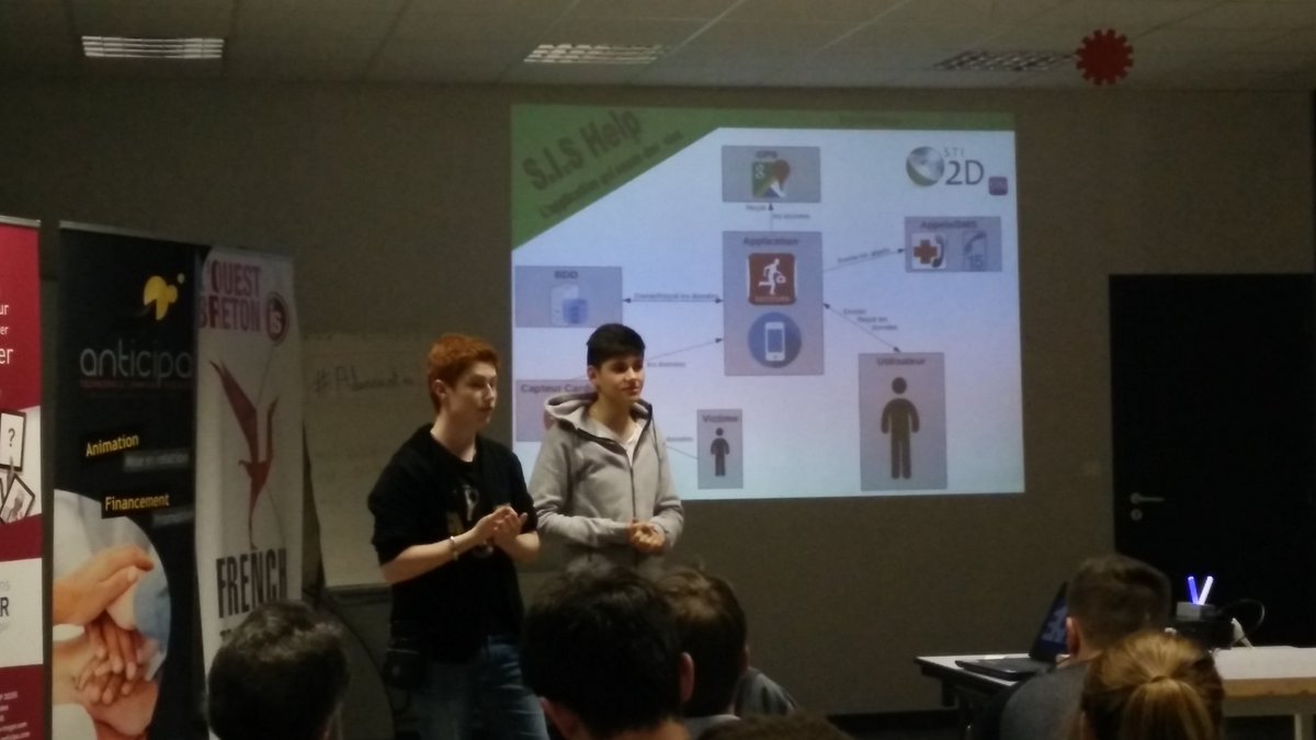 codedarmor's tweet photo. Projet S.I.S Help : une application de lycéens qui sauve des vies avec un mélange de recherche de défibrillateurs, et de gestes qui sauvent https://t.co/filDnZvLGs