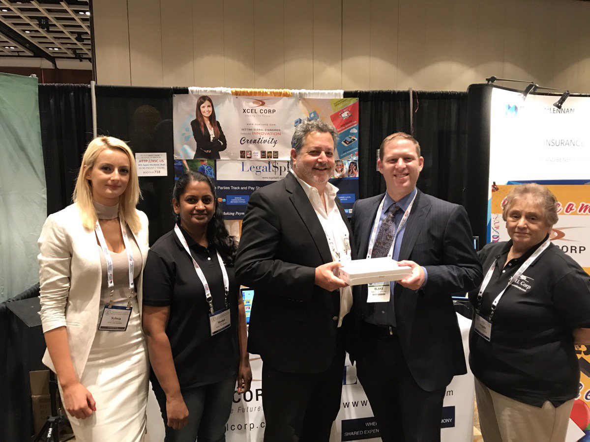 xcelcorp's tweet photo. Introducing the winners of the XCEL Raffle Contest at NJSBA Annual Meeting and Convention.
#XCELCorp #NJSBA2017 #LegalSplit https://t.co/oaJ2IisvXz