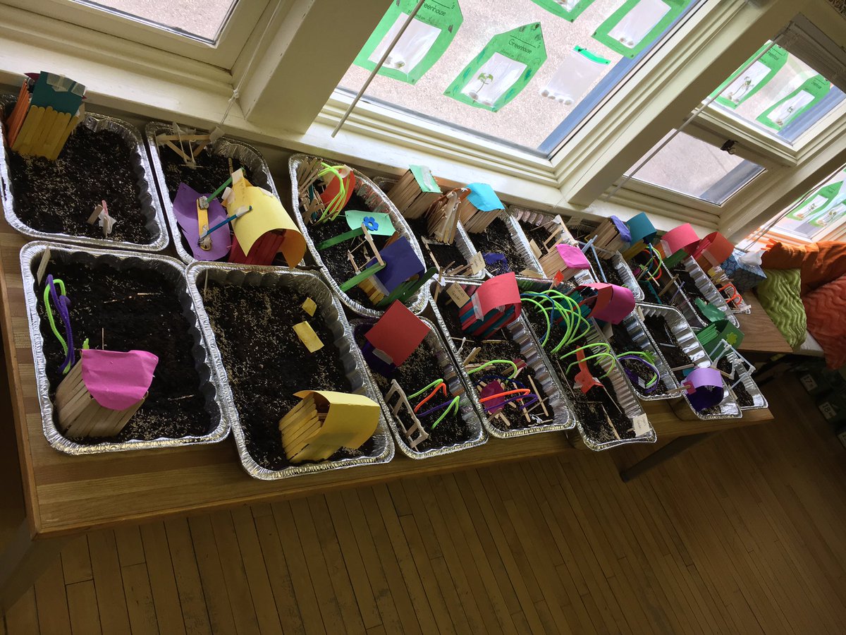 MissPortz's tweet photo. Our gardens are planted! I wonder how much will grow?! Stay tuned!....@IREC1 #needsofplants #sciencefun #veggies #flowers #grow #iele8 https://t.co/YFAKlOMojY