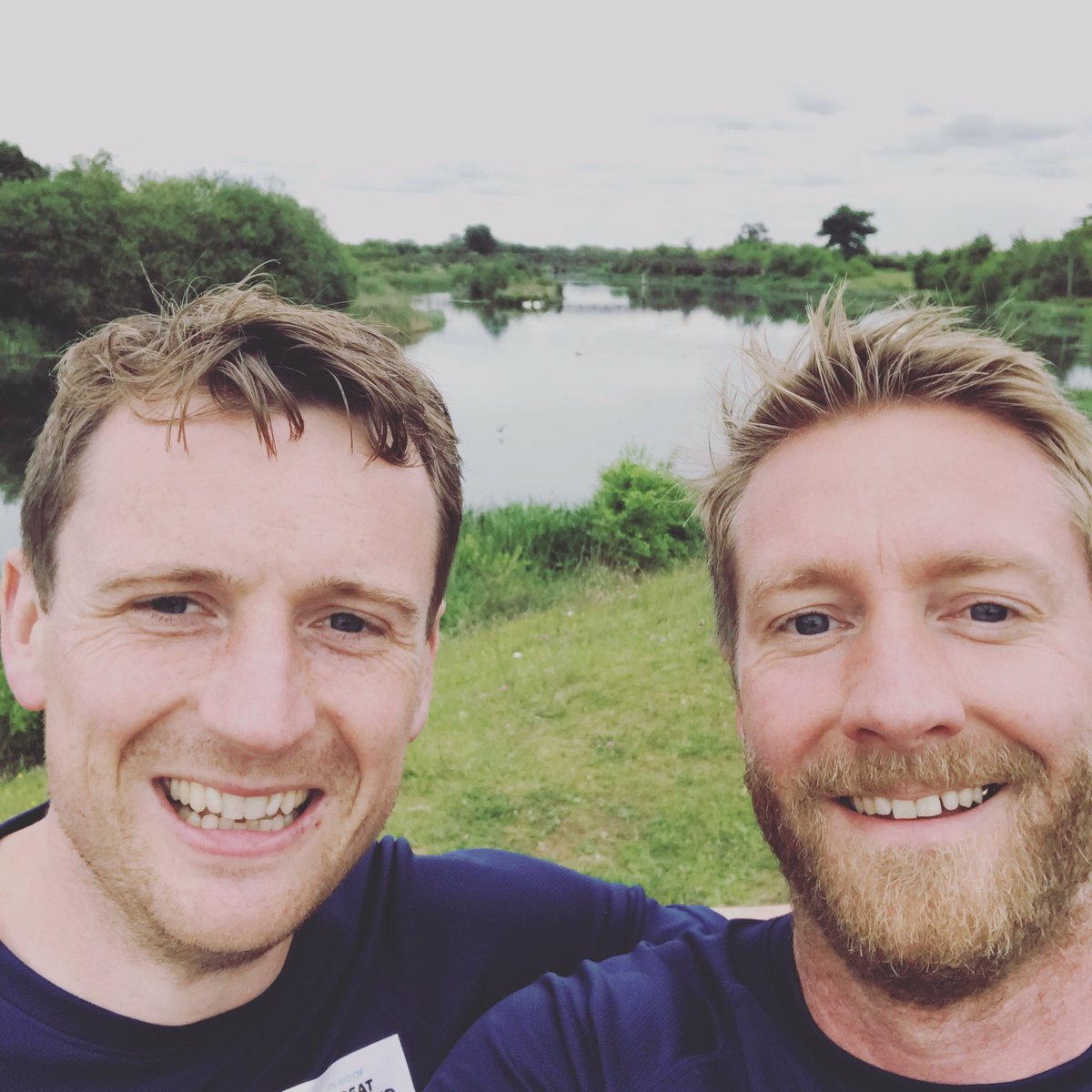 RunningForToby's tweet photo. Tired and elated, can't believe we are here. 6 Days 6 Marathons #deartoby #runningfortoby https://t.co/ihbm6NFfTt